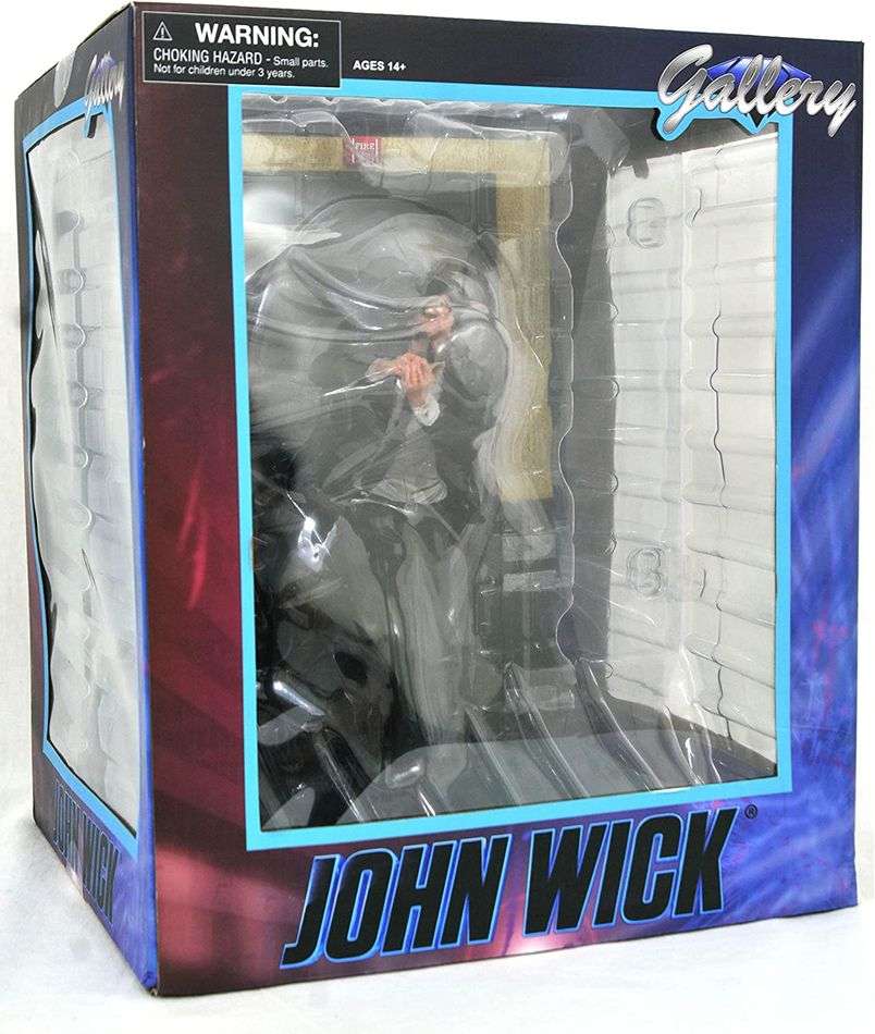 John Wick Gallery John Wick Chapter 1 Running 9 Inch PVC Diorama Statue - figurineforall.com