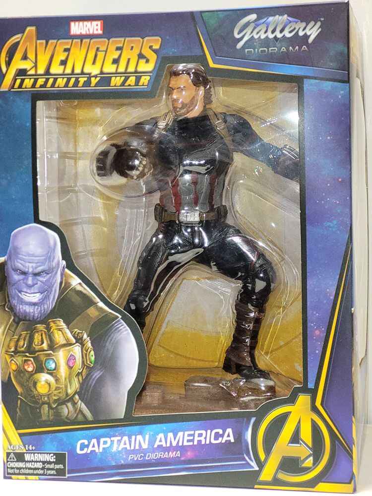 Marvel Gallery Avengers Infinity War Captain America 9 Inch PVC Figure Statue