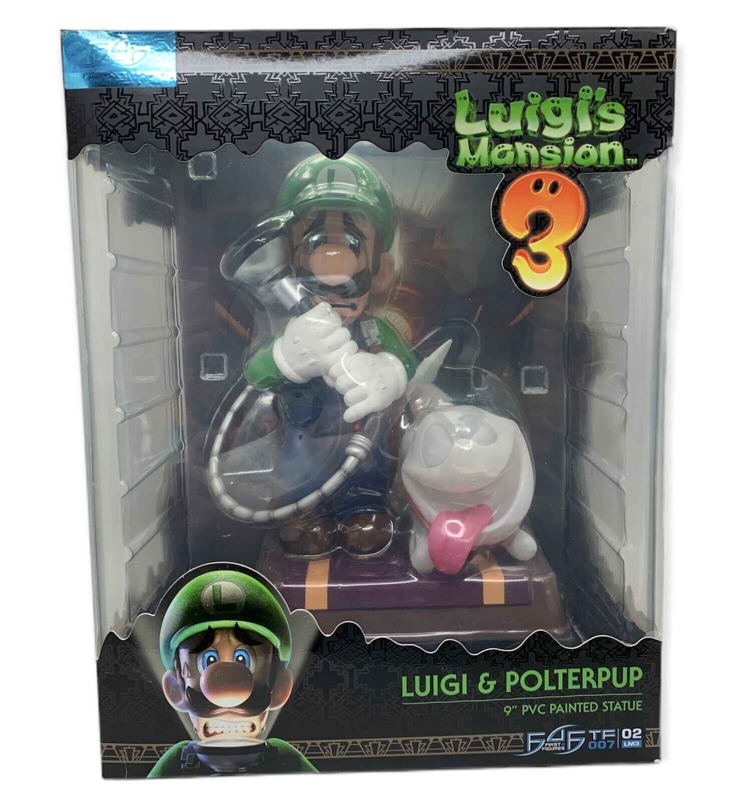 Luigi's Mansion 3 - Luigi & Polterpup 9'' PVC Painted Statue (F4F