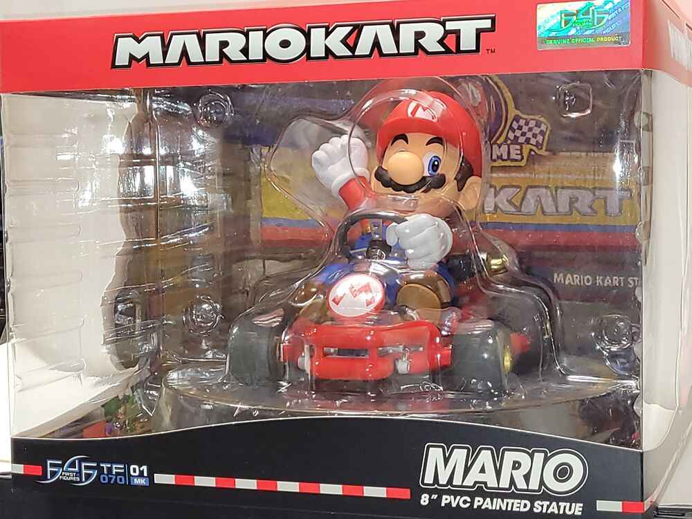 Mario Kart Video Game - Mario 9 Inch Standard Edition Painted PVC Statue