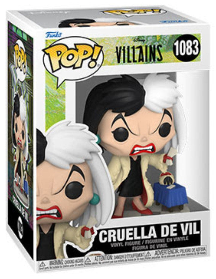 Pop Disney Villains 3.75 Inch Action Figure - Cruella de Vil #1083 - figurineforall.com