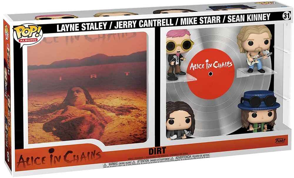 Pop Albums: Alice In Chains "Dirt" Deluxe 3.75 Vinyl Figure #31