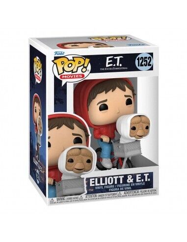 Pop Movies E.T. The Extra-Terrestrial 4.75 Vinyl Figure - Elliot with E.T. in Basket #1252