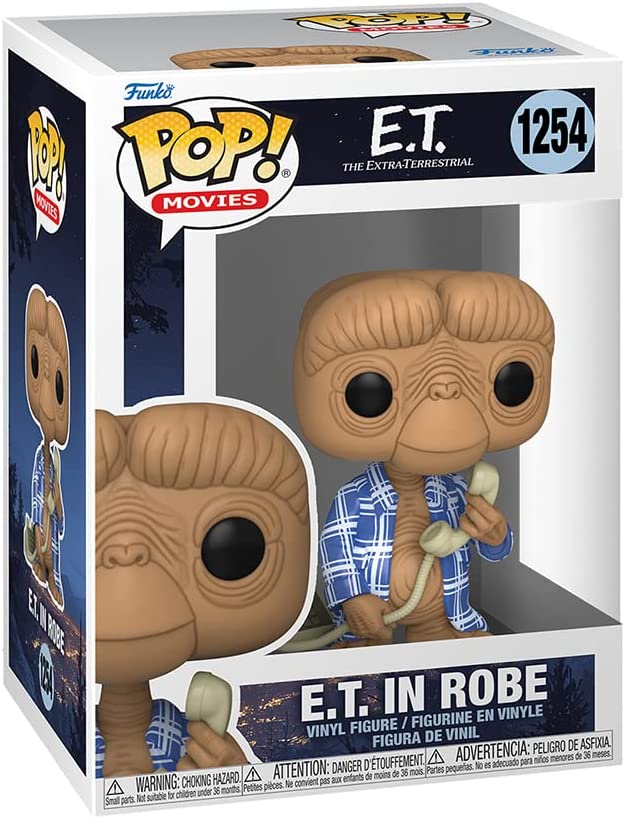 Pop Movies E.T. The Extra-Terrestrial 3.75 Vinyl Figure - E.T. in Flannel #1254