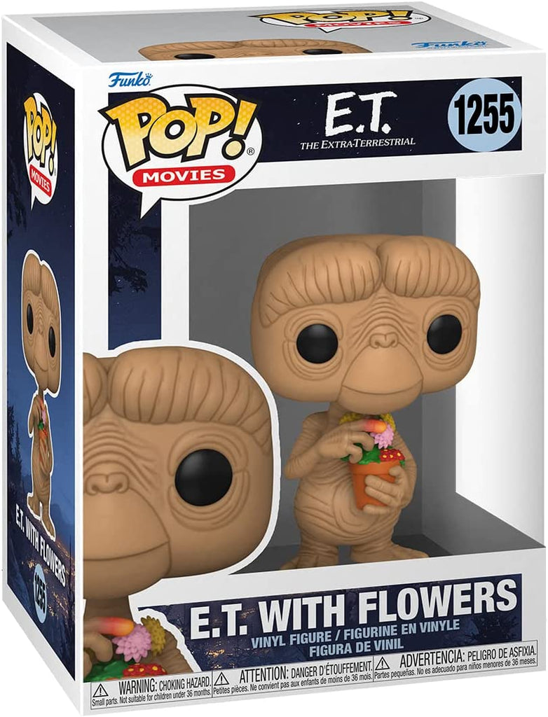 Pop Movies E.T. The Extra-Terrestrial 3.75 Vinyl Figure - E.T. with Flowers #1255