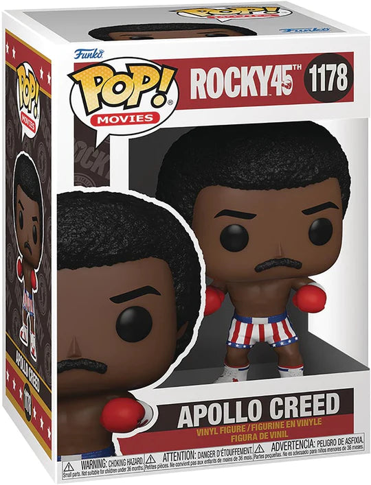 Pop Movies Rocky 45th Anniversary 3.75 Inch Action Figure - Apollo Creed #1178 - figurineforall.com