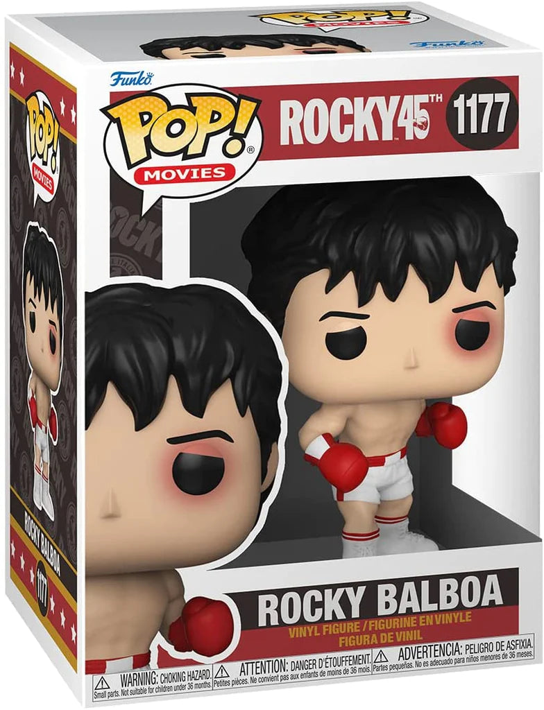 Pop Movies Rocky 45th Anniversary 3.75 Inch Action Figure - Rocky Balboa #1177 - figurineforall.com