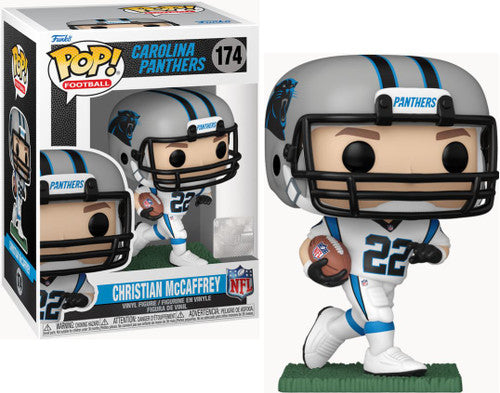 Pop Sports NFL Football 3.75 Inch Vinyl Figure - Christian Mccaffrey (Away Jersey) #174 Caroline Panthers