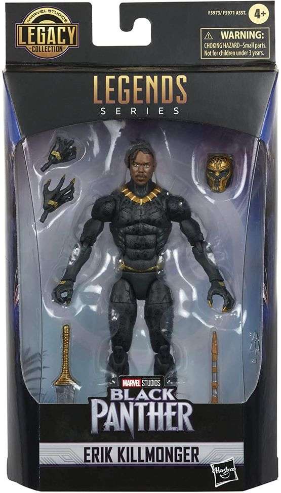 Marvel Legends Black Panther Legacy Collection Erik Killmonger 6 Inch Action Figure - figurineforall.com