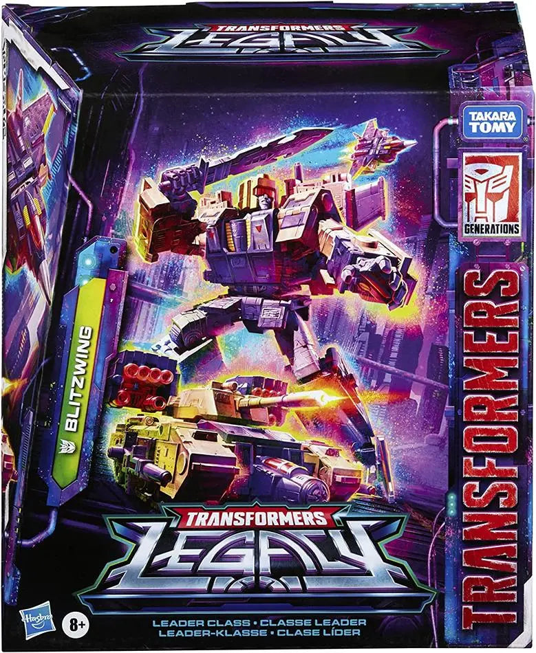 Transformers Legacy Series Blitzwing Triple Changer Robot 7 Inch Action Figure
