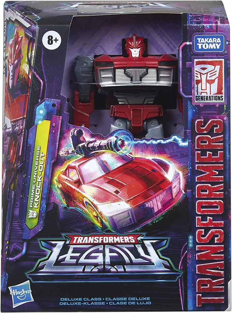Transformers Legacy Deluxe Series Prime Universe Knock-Out 5.5 Inch Action Figure