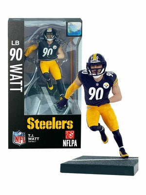 NFL Football Wave 1 T.J. Watt Pittsburgh Steelers 6 Inch Action Figure - figurineforall.com