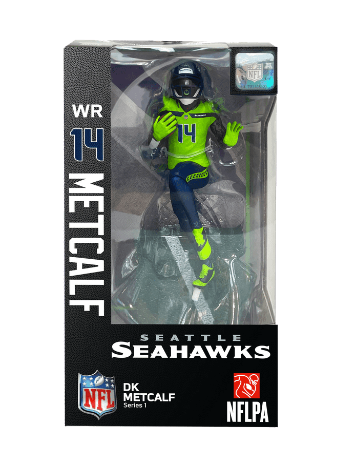 NFL Football Wave 1 D.K. Metcalf Seattle Seahawks 6 Inch Action Figure - figurineforall.com