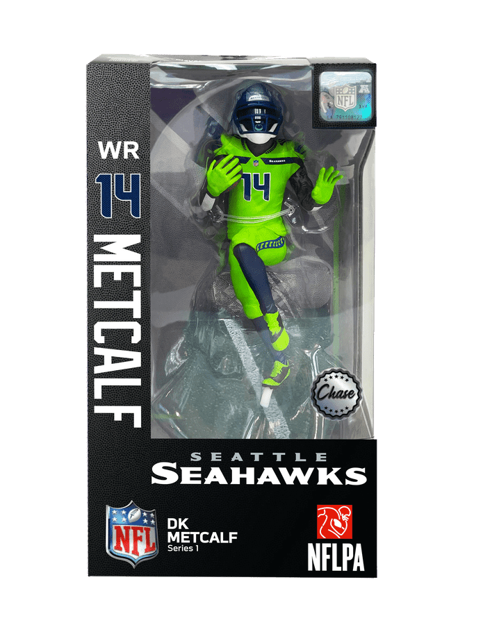 NFL Football Wave 1 D.K. Metcalf Seattle Seahawks 6 Inch Chase Action Figure - figurineforall.com