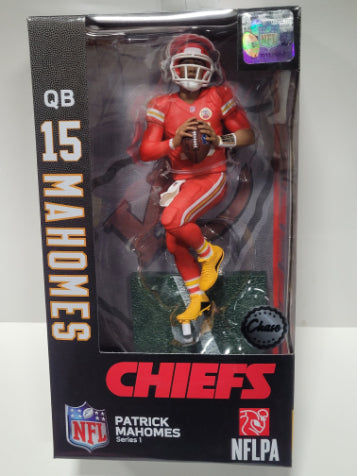 NFL Football Wave 1 Patrick Mahomes Kansas City Chiefs 6 Inch Action Figure Chase Variant - figurineforall.com