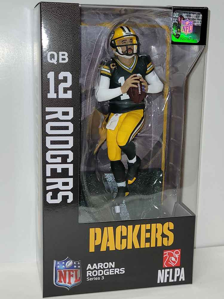 NFL Football Wave 3 Aaron Rodgers Green Bay Packers 7 Inch Action Figure