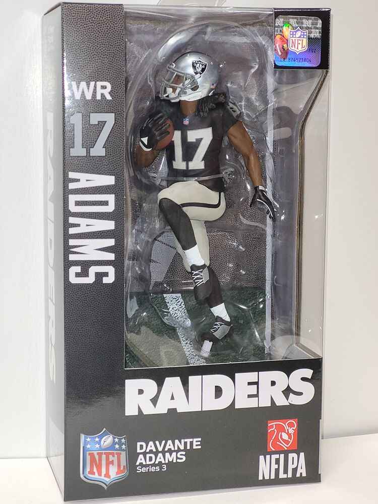 NFL Football Wave 3 Davante Adams Las Vegas Raiders 7 Inch Action