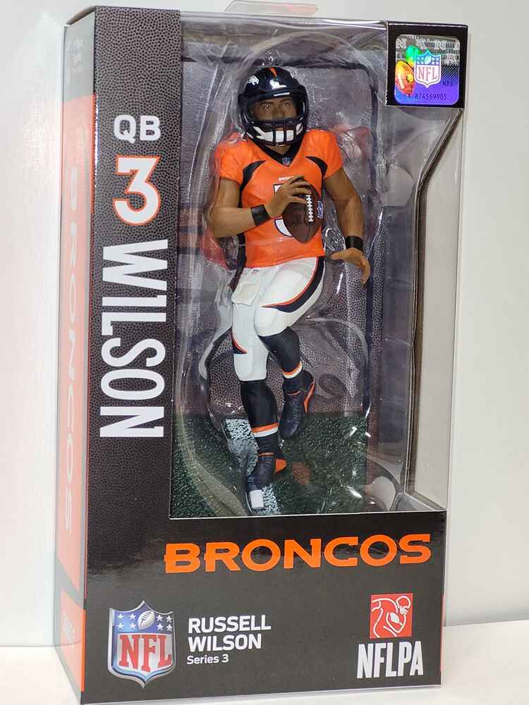 NFL Football Wave 3 Russell Wilson Denver Broncos 7 Inch Action Figure
