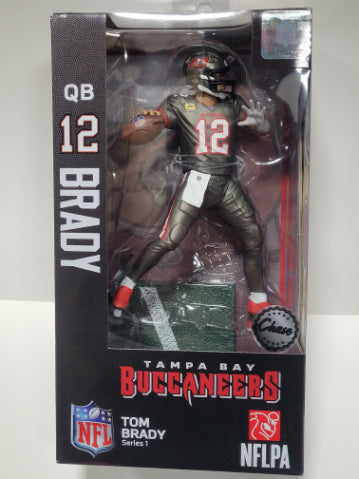 NFL Football Wave 1 Tom Brady Tampa Bay Buccaneers 6 Inch Action Chase Variant - figurineforall.com