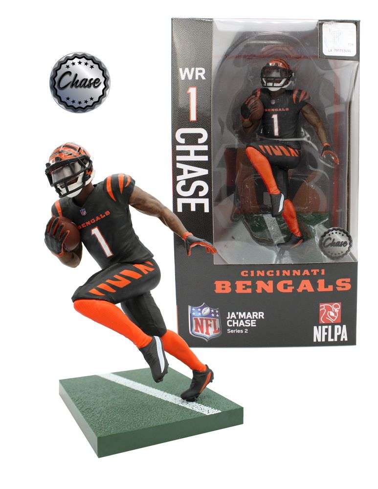 NFL Football Wave 2 Ja'Marr Chase Cincinnati Bengals CHASE 7 Inch Action Figure