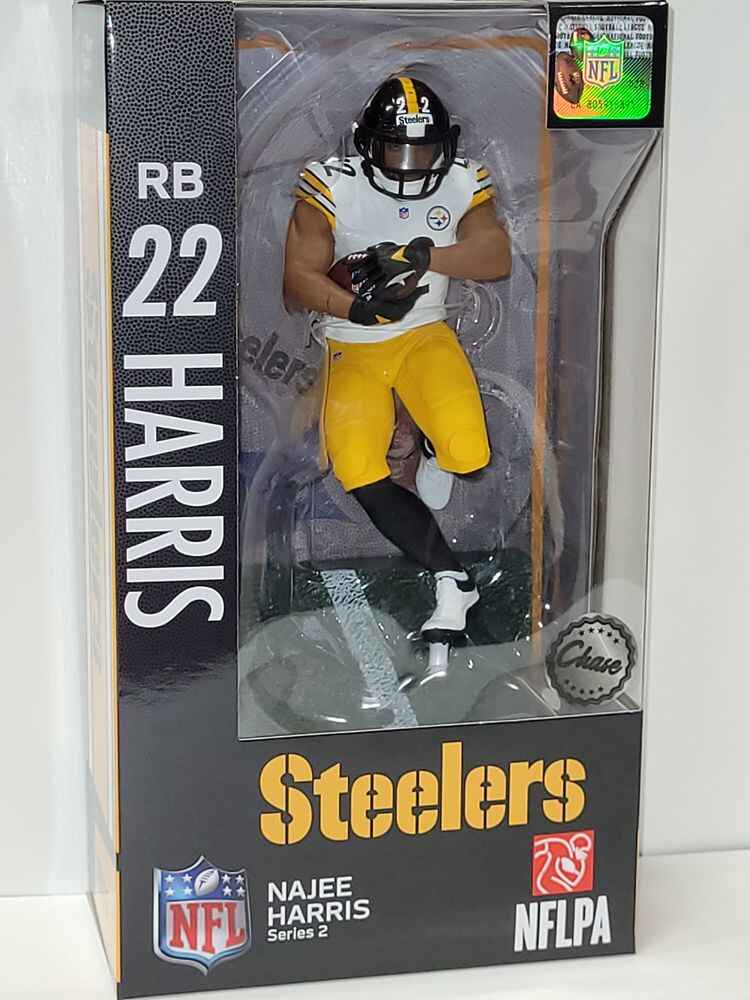 NFL Football Wave 2 Najee Harris Pittsburgh Steelers CHASE 7 Inch Action Figure