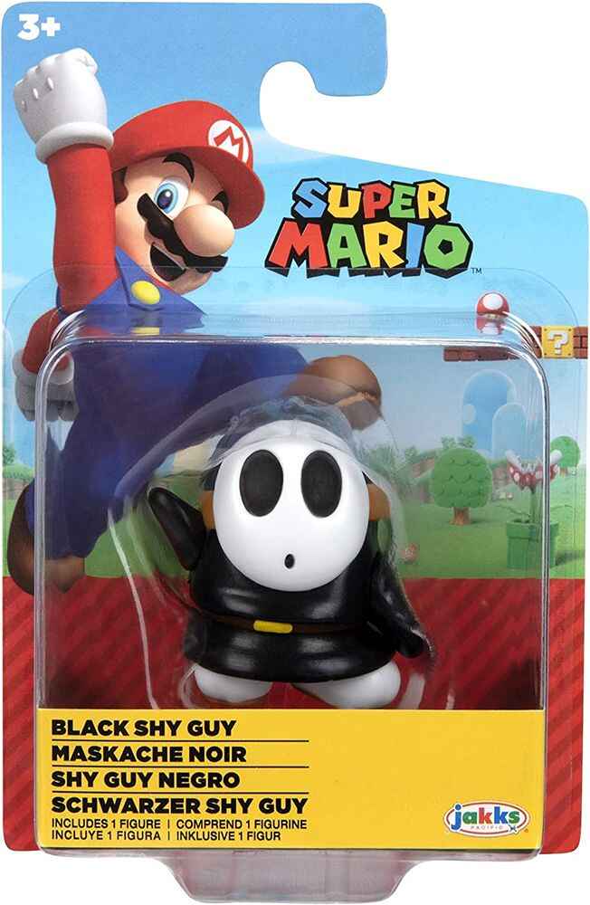 Super Mario Black Shy Guy 2.5 Inch Action Figure