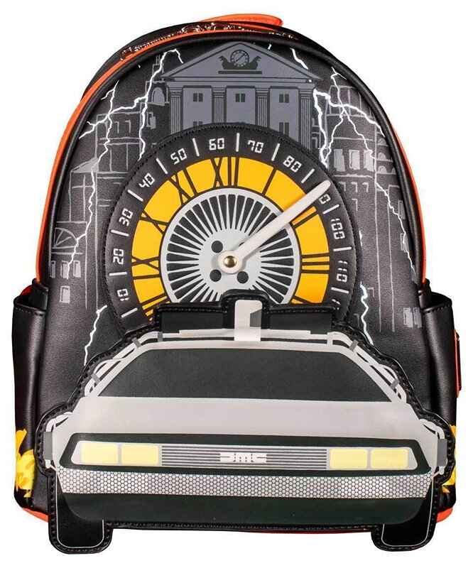 Loungefly Back to the Future Delorean Mini Backpack Shoulder Bag