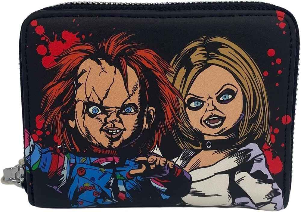 Loungefly Horror Bride of Chucky Happy Couple Zip Around Wallet