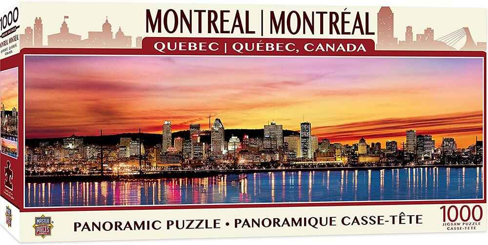 Puzzle 1000 Pieces Panoramic - Montreal Skyline Jigsaw Puzzle