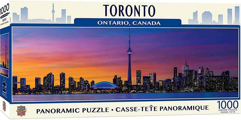 Puzzle 1000 Pieces Panoramic - Toronto Skyline Jigsaw Puzzle