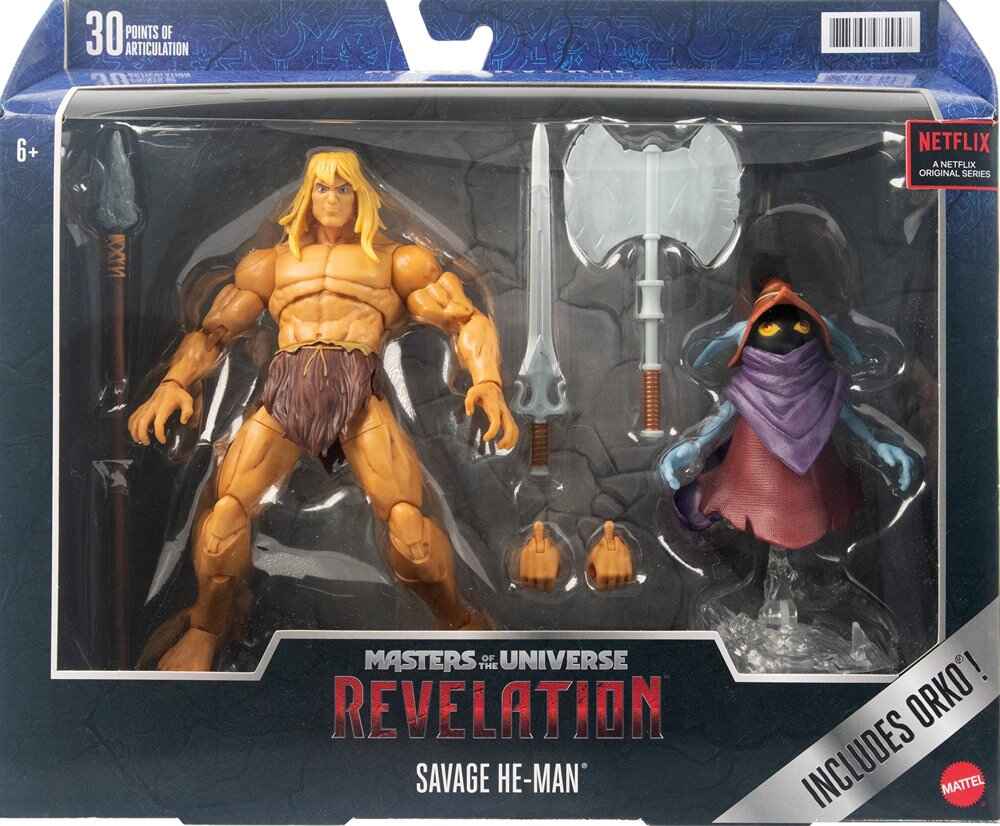 Masters of the Universe Revelation Savage He-Man 7 Inch Deluxe Action Figure