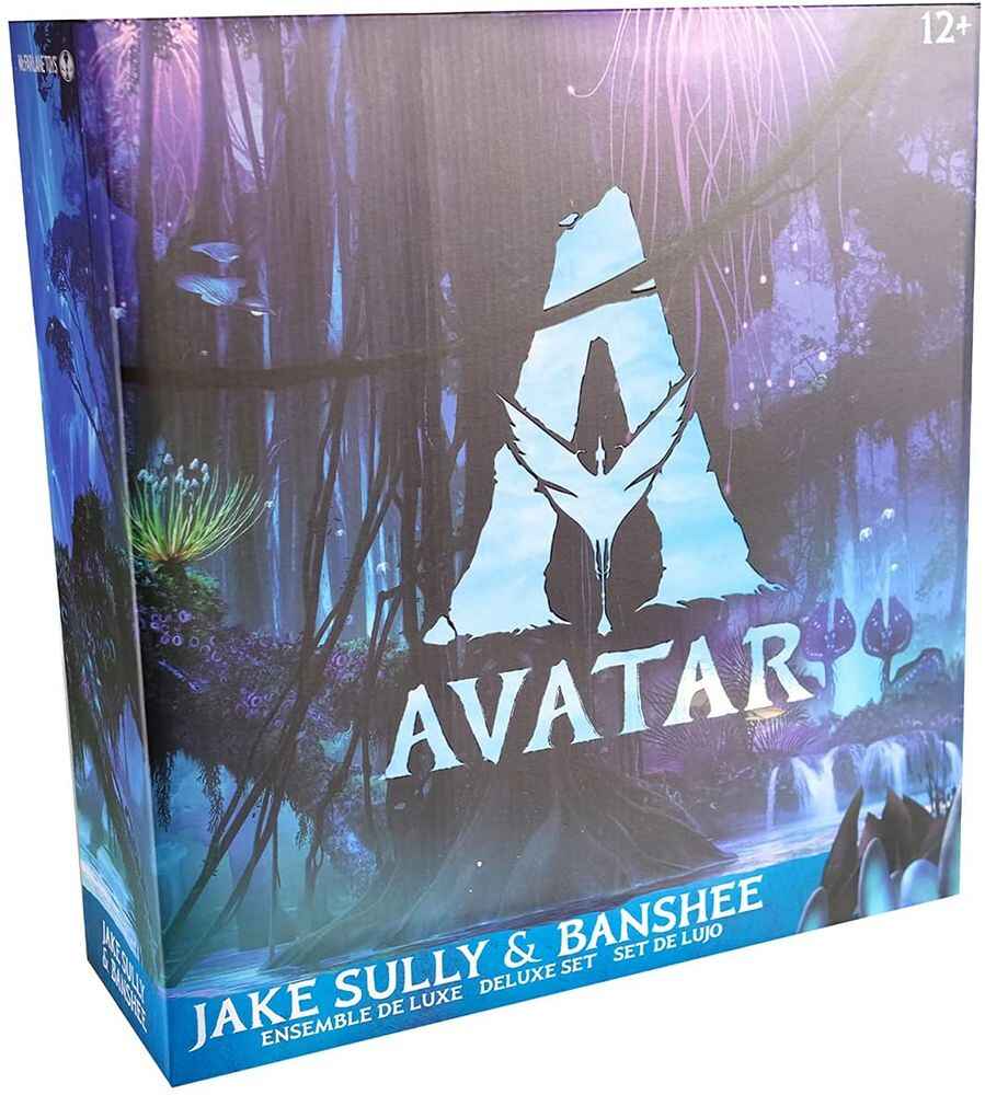 Avatar World of Pandora Deluxe Set Jack Sully and Mega Banshee Action Figure