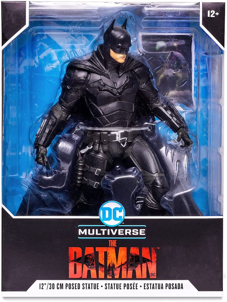 DC Multiverse THE BATMAN Movie Batman 12 Inch Statue Figure - figurineforall.com