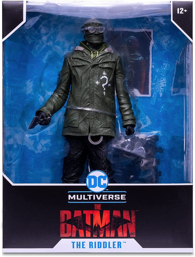 DC Multiverse THE BATMAN Movie The Riddler 12 Inch Statue Figure - figurineforall.com