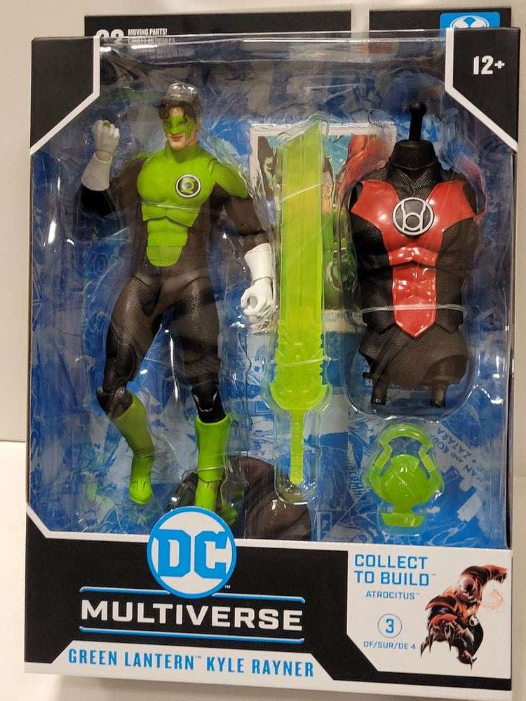 DC Multiverse Comics Build-A Red Lantern Atrocitus - Kyle Rayner 7 Inch Action Figure - figurineforall.com
