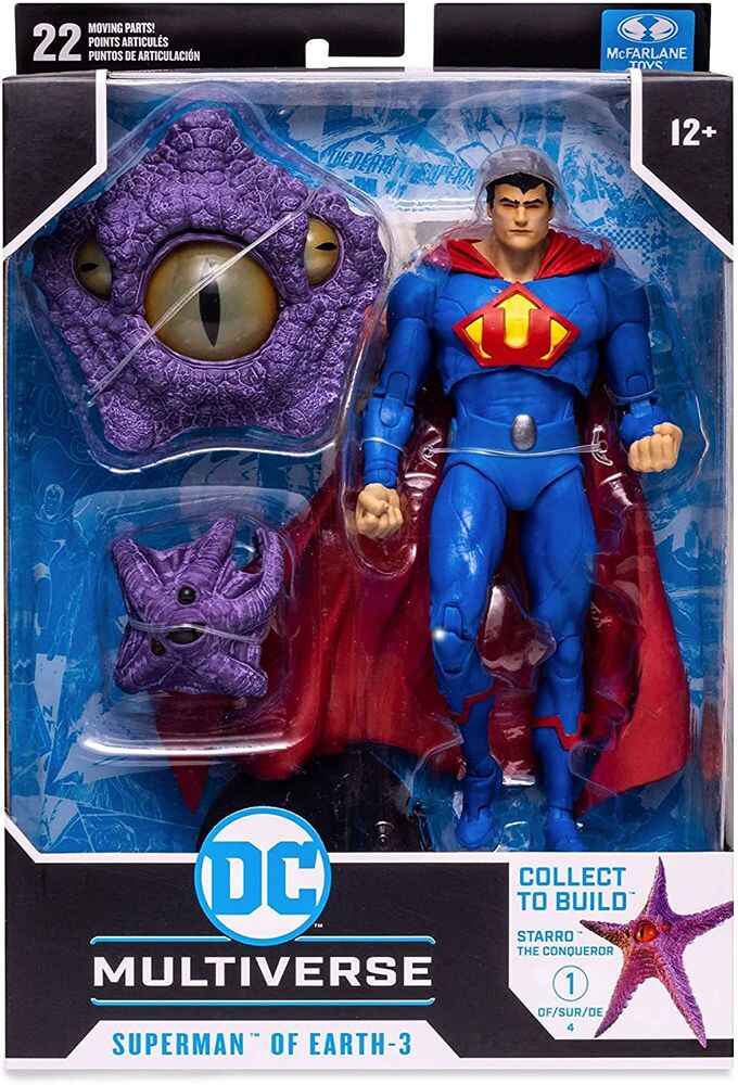 DC Multiverse Crime Syndicate (Ultraman) Build-A Starro - Superman of Earth-3 7 Inch Action Figure