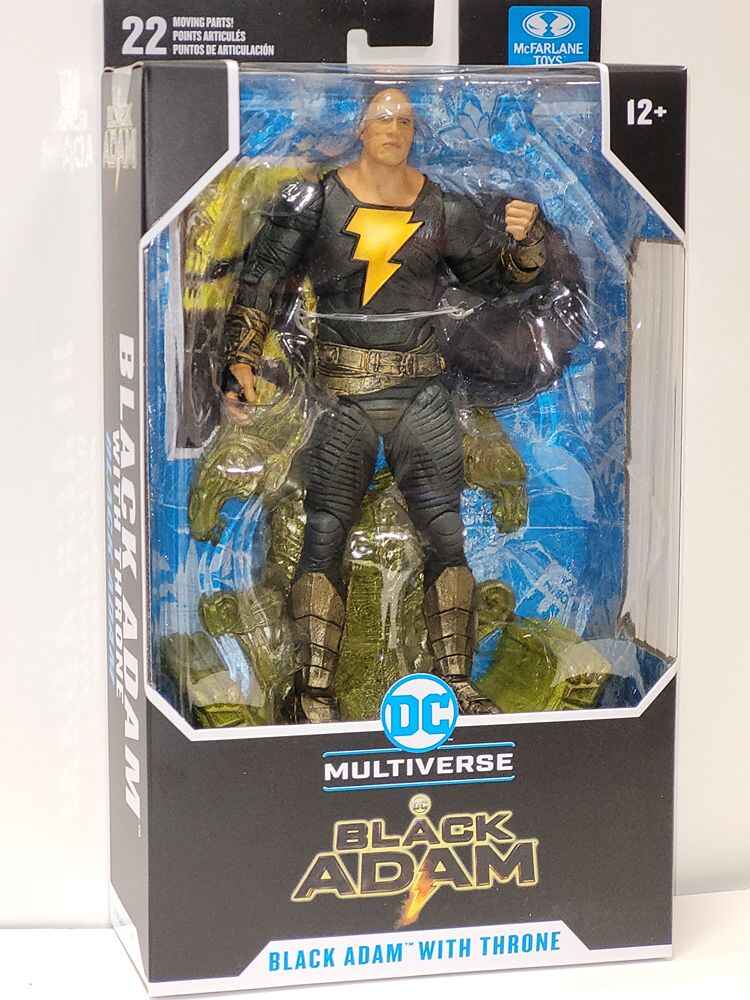 DC Multiverse Comics Black Adam Movie - Black Adam Variant with Throne 7 Inch Action Figure
