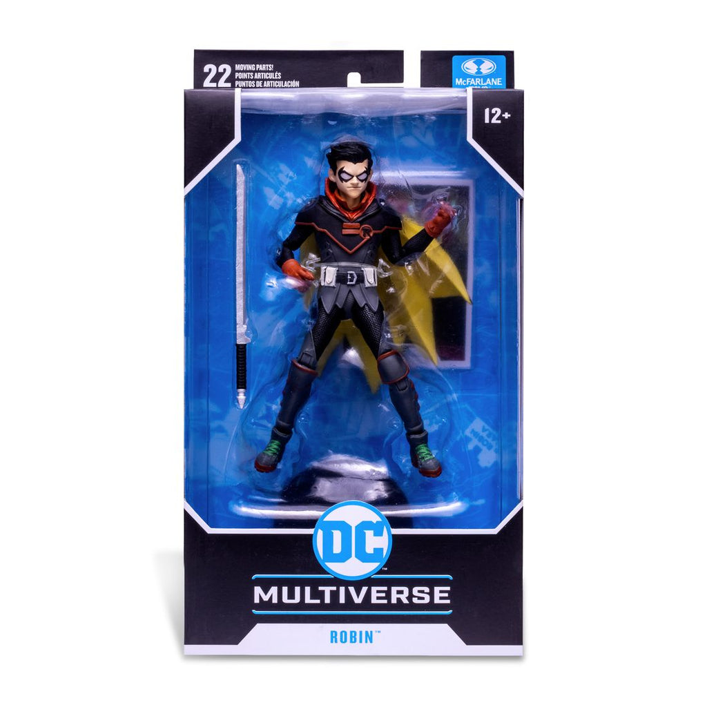 DC Multiverse Comic Infinite Frontier (Death Metal) Damien Wayne Robin 7 Inch Action Figure - figurineforall.com