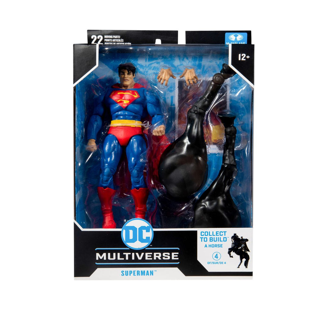 DC Multiverse The Dark Knight Returns Build-A Figure Batman Horse Superman 7 Inch Action Figure - figurineforall.com