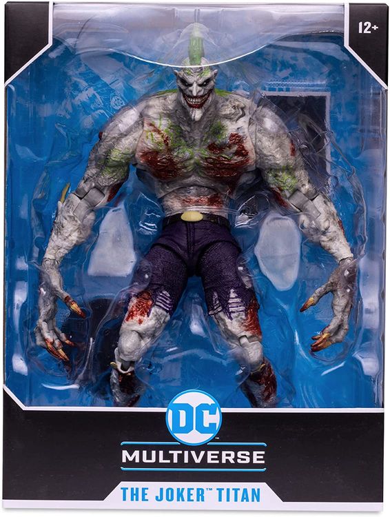 DC Multiverse Comic Batman Arkham Asylum Titan Joker Mega 10 Inch Action Figure - figurineforall.com