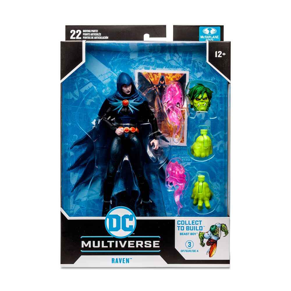 DC Multiverse Titans BAF Beast Boy - Raven 7 Inch Action Figure