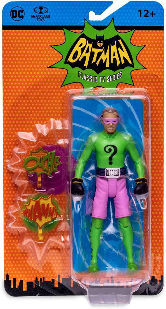 Batman Retro 66 Classics TV Series 1960s Wave 2 Riddler Boxing 6 Inch Action Figure