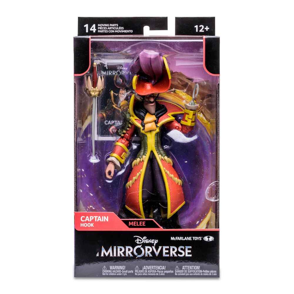 Disney Mirrorverse Wave 3 Captain Hook 7 Inch Action Figure