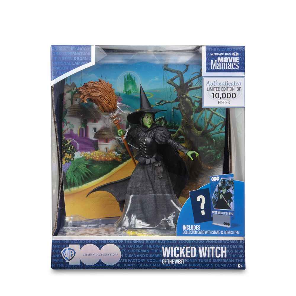 Movie Maniacs WB:100 Wave 1 - Wizard of Oz Wicked Witch of the West 6 Inch Posed Figure