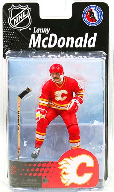 NHL Hockey Series Exclusive - Lanny Mcdonald Calgary Flames 6 Inch Action Figure - figurineforall.com