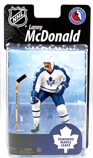 NHL Hockey Series Exclusive - Lanny Mcdonald Toronto Maple Leafs 6 Inch Action Figure - figurineforall.com