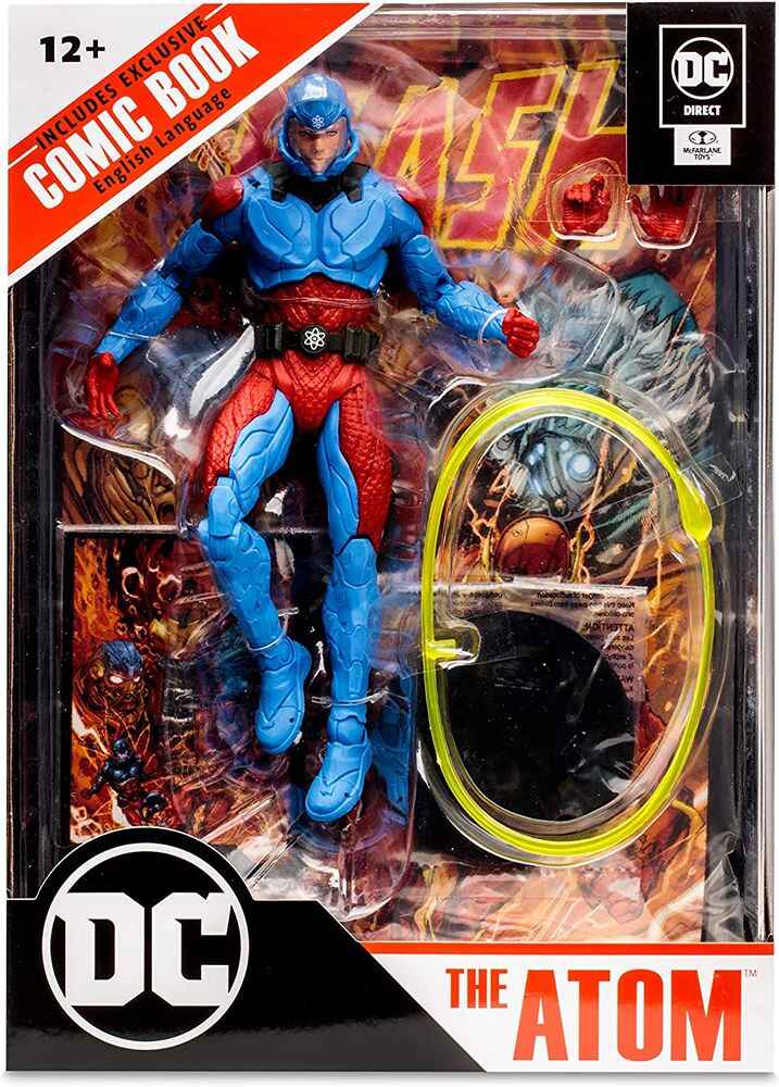 DC Multiverse Comics Page Punchers The Flash - The Atom (Ryan Choi) W Comic 7 Inch Action Figure