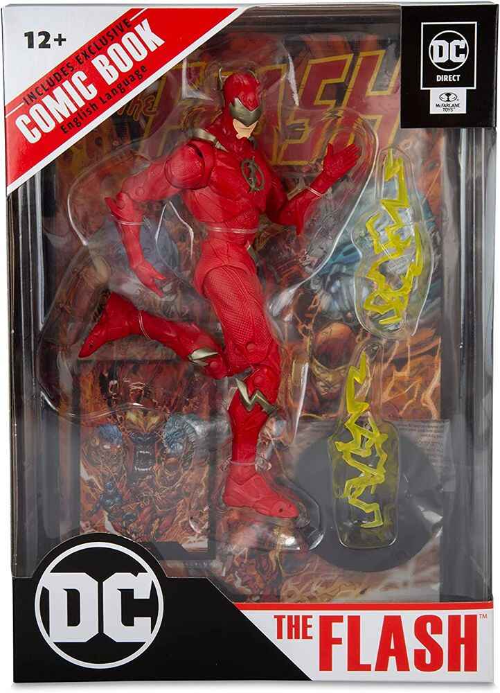 DC Multiverse Comics Page Punchers The Flash - The Flash (Barry Allen) W Comic 7 Inch Action Figure