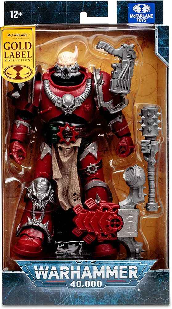 Warhammer 40,000 Wave 6 Chaos Space Marine (Word Bearer) Gold Label 7 Inch Action Figure
