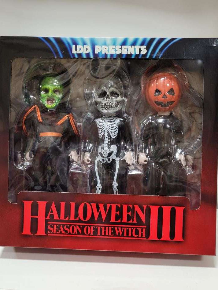 Living Dead Doll Presents Halloween III Seasons of the Witch Trick-or-Treaters 10 Inch Dolls Boxed Set - figurineforall.com